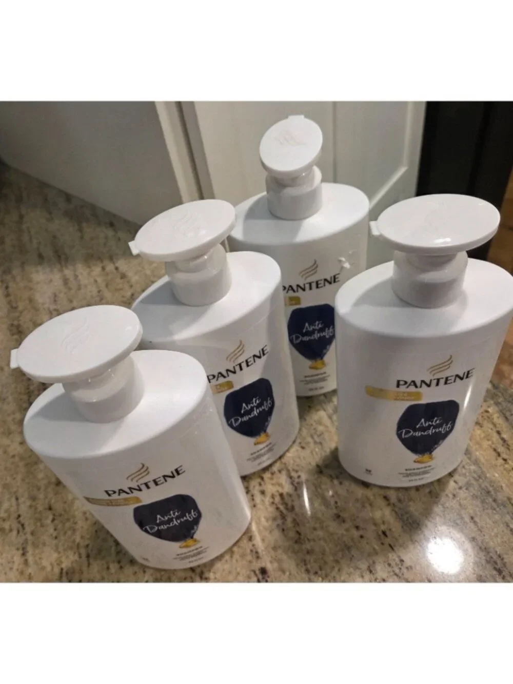 Lot of 4 Pantene Anti Dandruff Shampoo 23oz Pump Bottles New